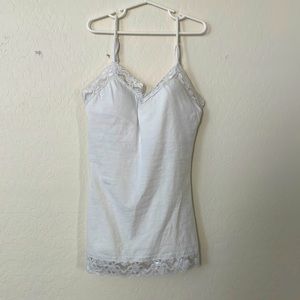 Vintage White Laced Cami